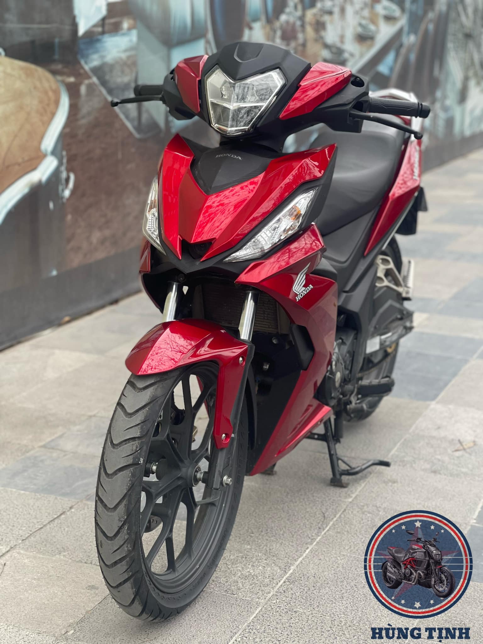 Sơn xe máy dàn áo Winner V1 xanh xi măng #16 Sơn xe máy dàn áo Winner V1 xanh xi măng